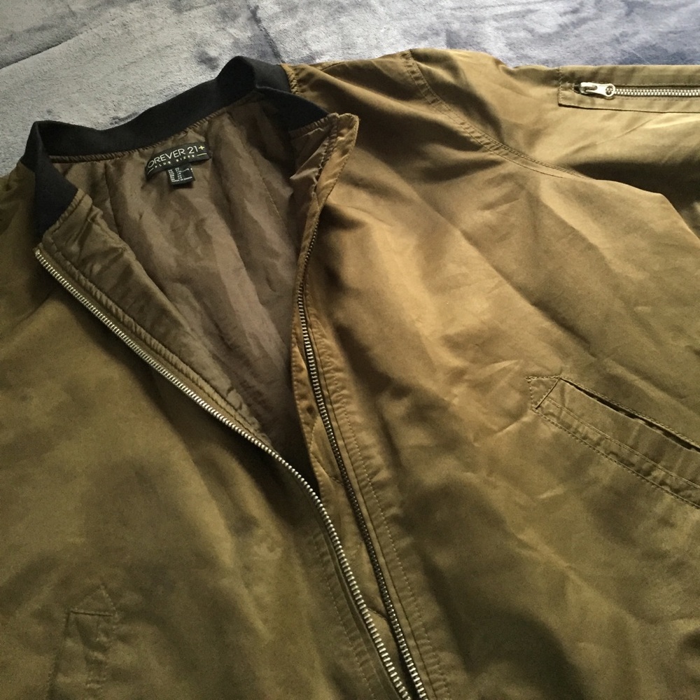 Army Green Bomber Jacket